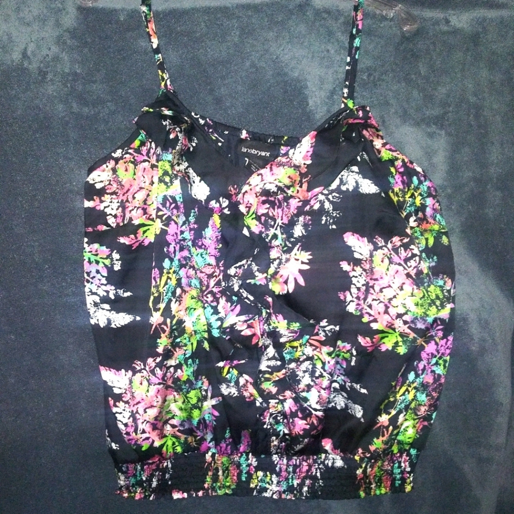 Lane Bryant floral tank top